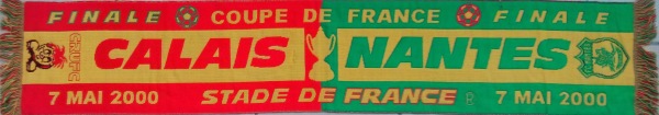 Calais RUFC - FC Nantes (Coupe de France, finale 2000)